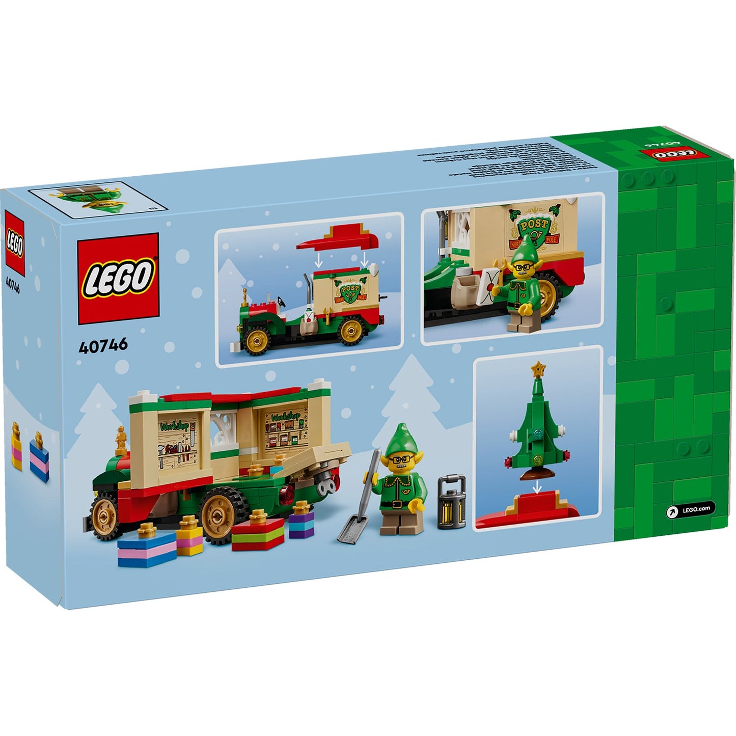 LEGO® Santa’s Delivery Truck - Xe Giao Hàng Của Ông Già Noel - LEGO 40746 - Hình ảnh bổ sung 7