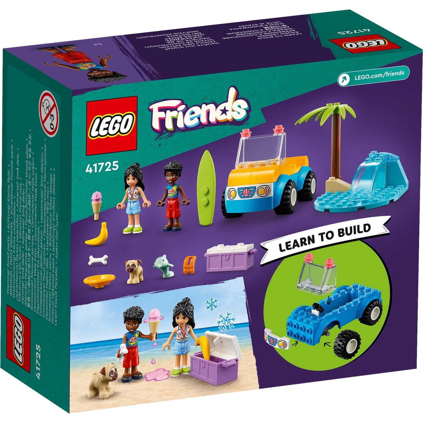 LEGO® Friends™ Beach Buggy Fun - Đồ chơi lắp ráp Xe Buggy Bãi Biển - LEGO 41725 LEGO - Building Set