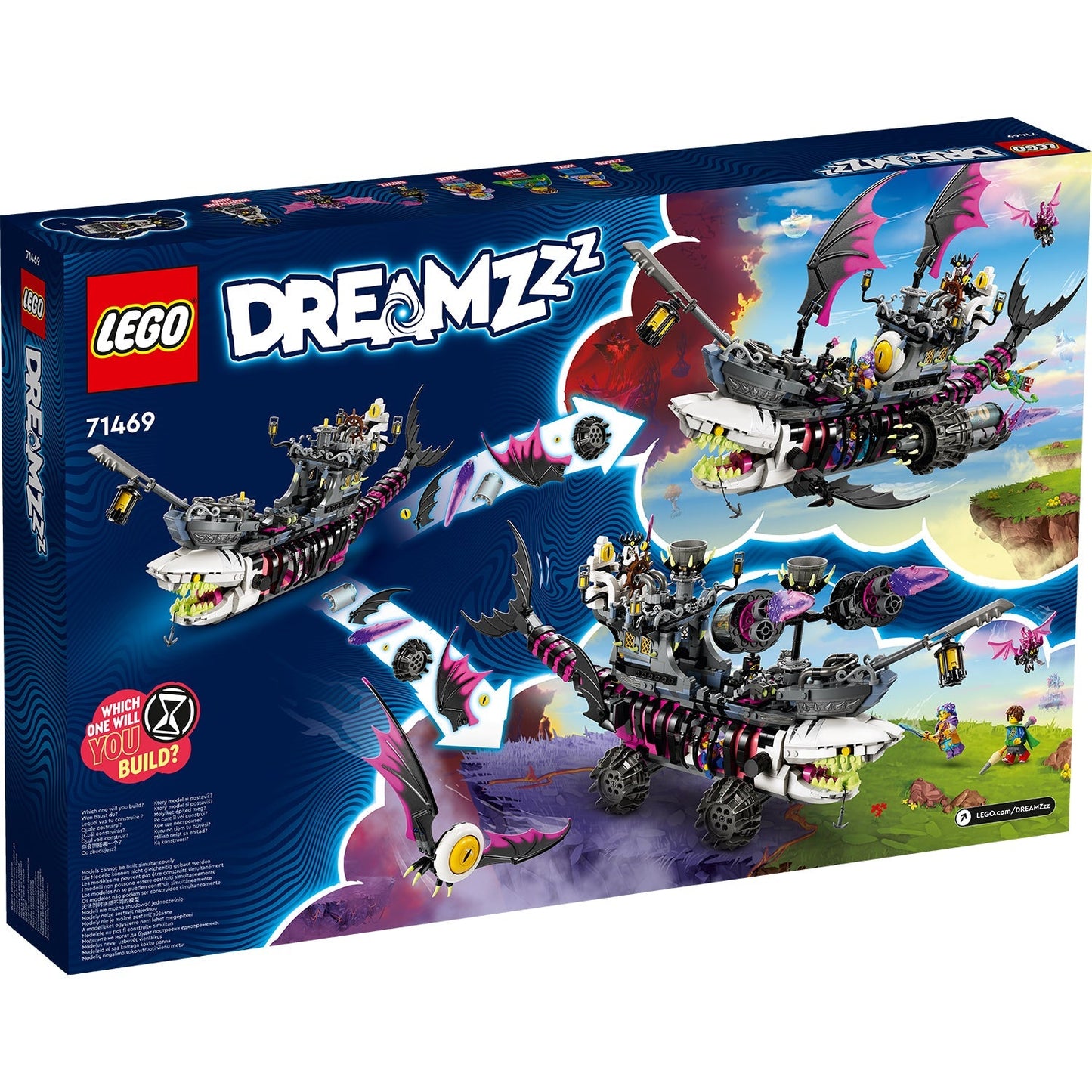 LEGO® DREAMZzz™ Nightmare Shark Ship - Tàu Cá Mập Ác Mộng 71469 - LEGO LEGO - Building Toy