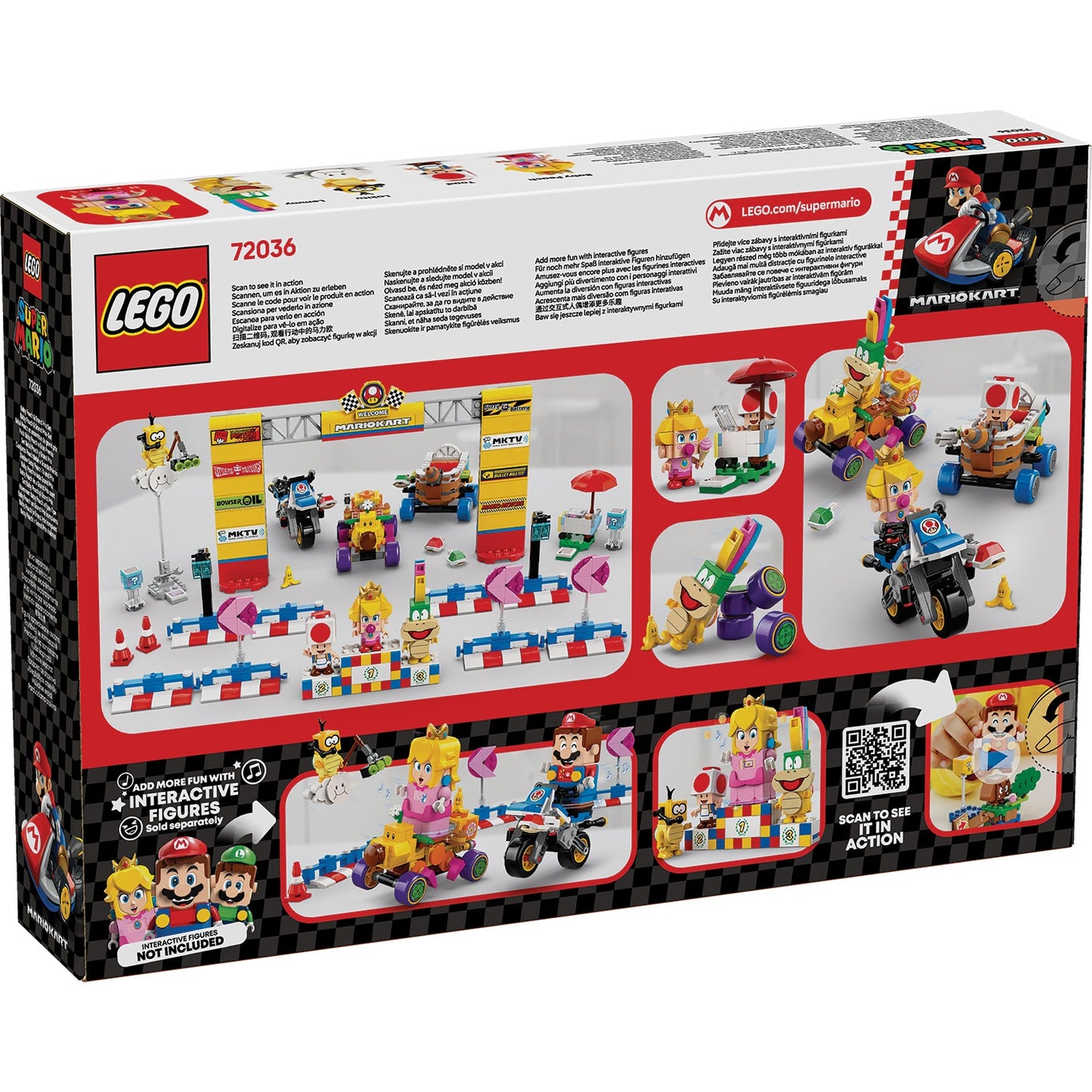 LEGO® Super Mario™: Mario Kart™ – Baby Peach & Grand Prix Set - Đồ Chơi Lắp Ráp Đường Đua Kịch Tính - LEGO 72036 LEGO - ảnh 6
