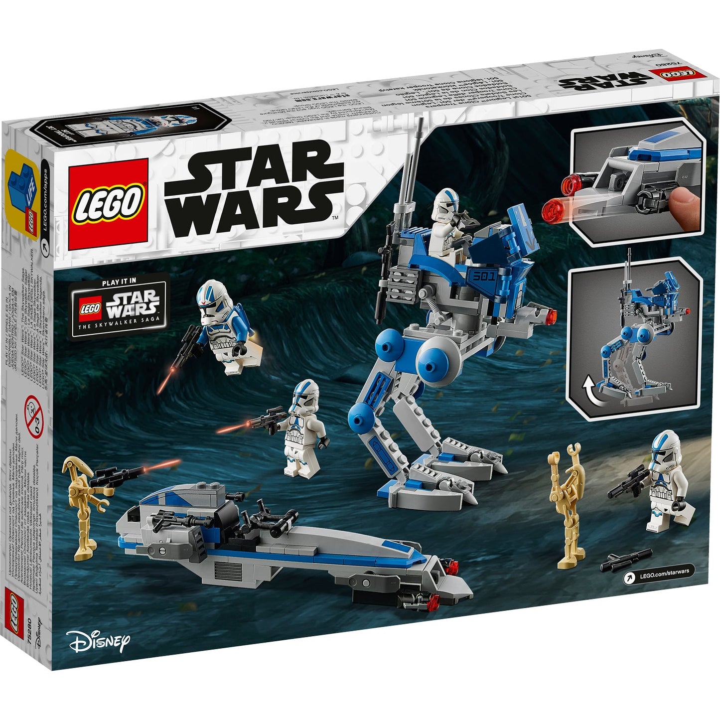LEGO® Star Wars™ 501st Legion™ Clone Troopers - Bộ Lắp Ráp Chiến Binh Clone - LEGO 75280 LEGO - ảnh 3 - LEGO