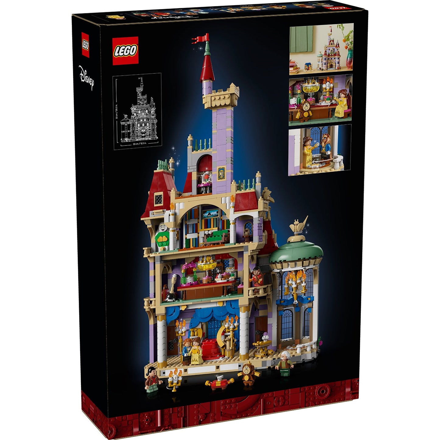 LEGO® Disney™ Princess Beauty and the Beast Castle - Mô hình Lâu đài Người Đẹp và Quái Vật - Chính hãng LEGO 43263 LEGO - ảnh