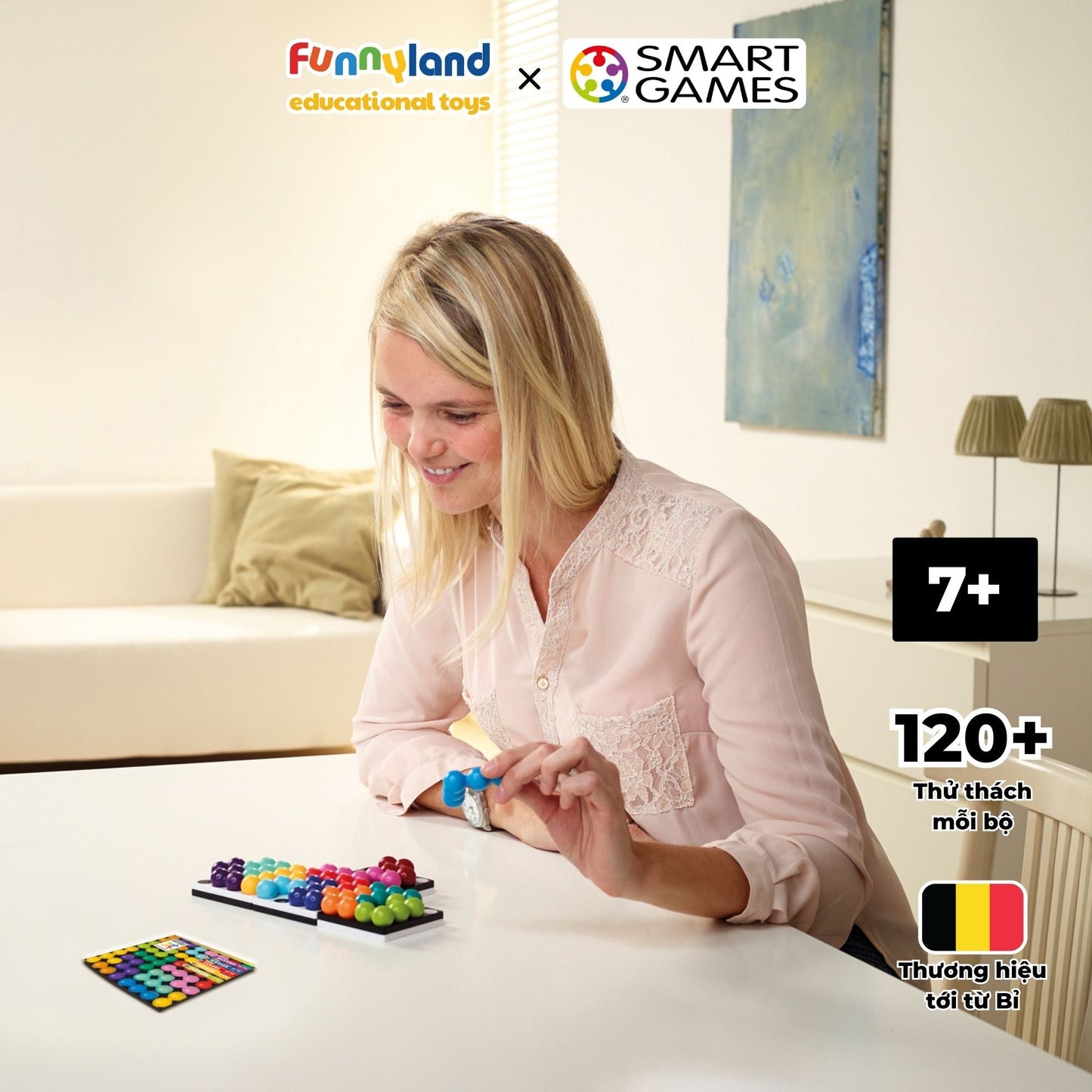 Đồ chơi trí tuệ Smartgames Thử thách Quadrillion