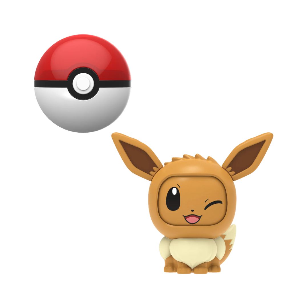 Pokeball with 4-Color Animal Face Pokemon Characters - Mô hình Pokeball thay đổi khuôn mặt - Pokemon Toys 8101