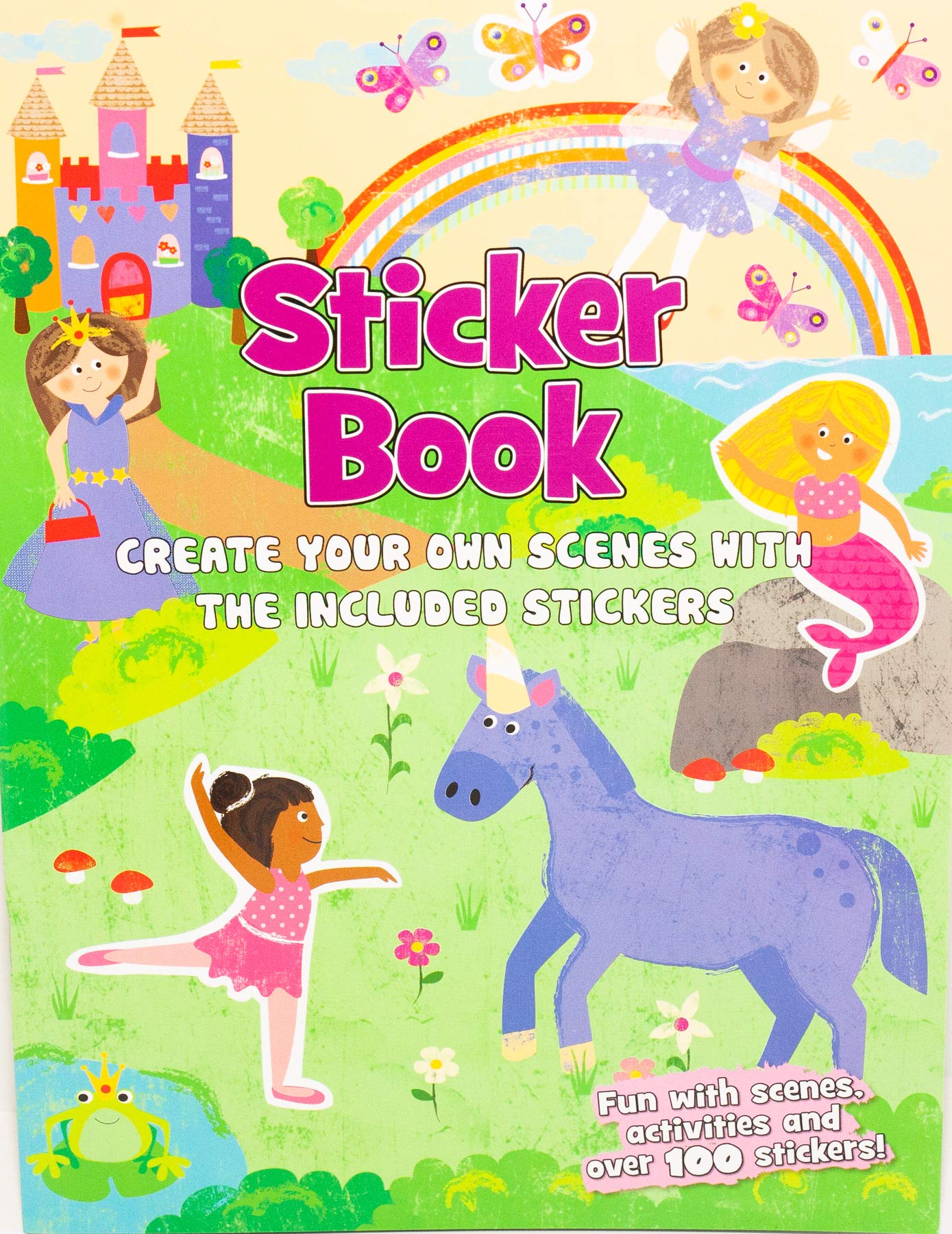 Sticker Book Girl Create Your Own Scenes With The Included Sticker