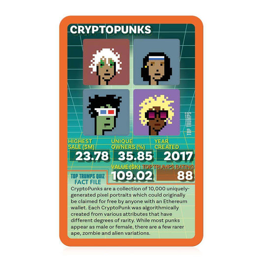 Top Trumps Gen Z - Guide to NFTs Card Game - Trò chơi thẻ bài NFT - Winning Moves - Hình ảnh chi tiết 2