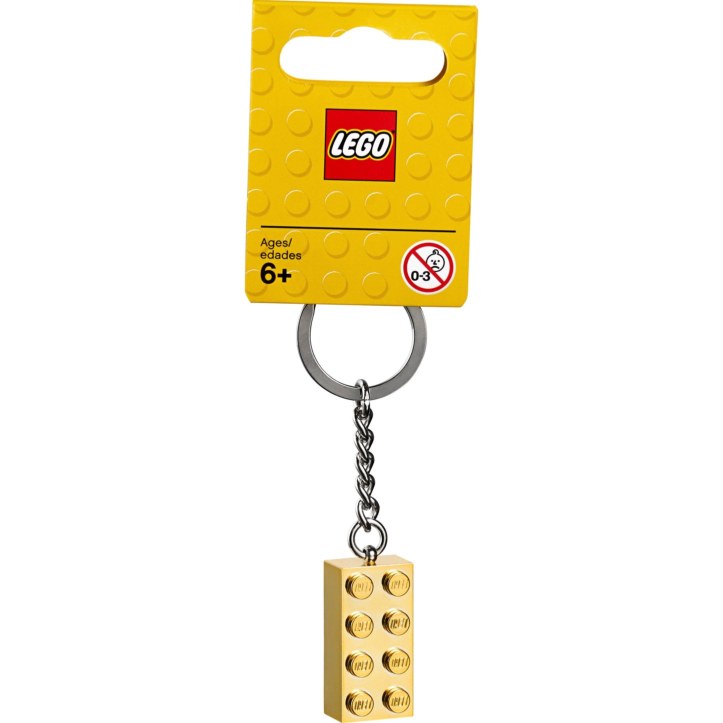LEGO® Keyring 2x4 Stud – Gold - Móc Khóa Gạch LEGO 2x4 Màu Vàng Chính Hãng - LEGO 850808 - Hình ảnh bổ sung 6