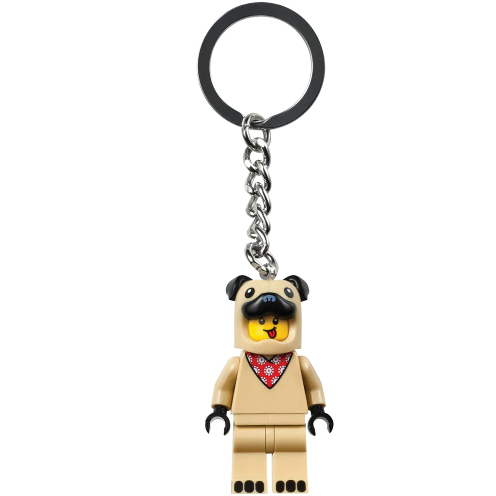 LEGO® French Bull Dog Keyring - Móc Khóa Nhân Vật Người Cún Bulldog Pháp - LEGO 854158 - Hình ảnh chi tiết 2