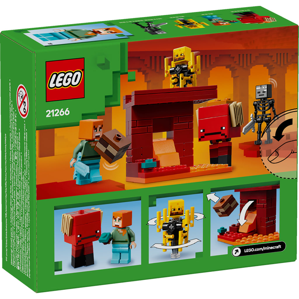 LEGO® Minecraft® The Nether Lava Battle - Đồ Chơi Lắp Ráp Cuộc Chiến Dung Nham LEGO 21266 LEGO - ảnh 2 - LEGO Minecraft