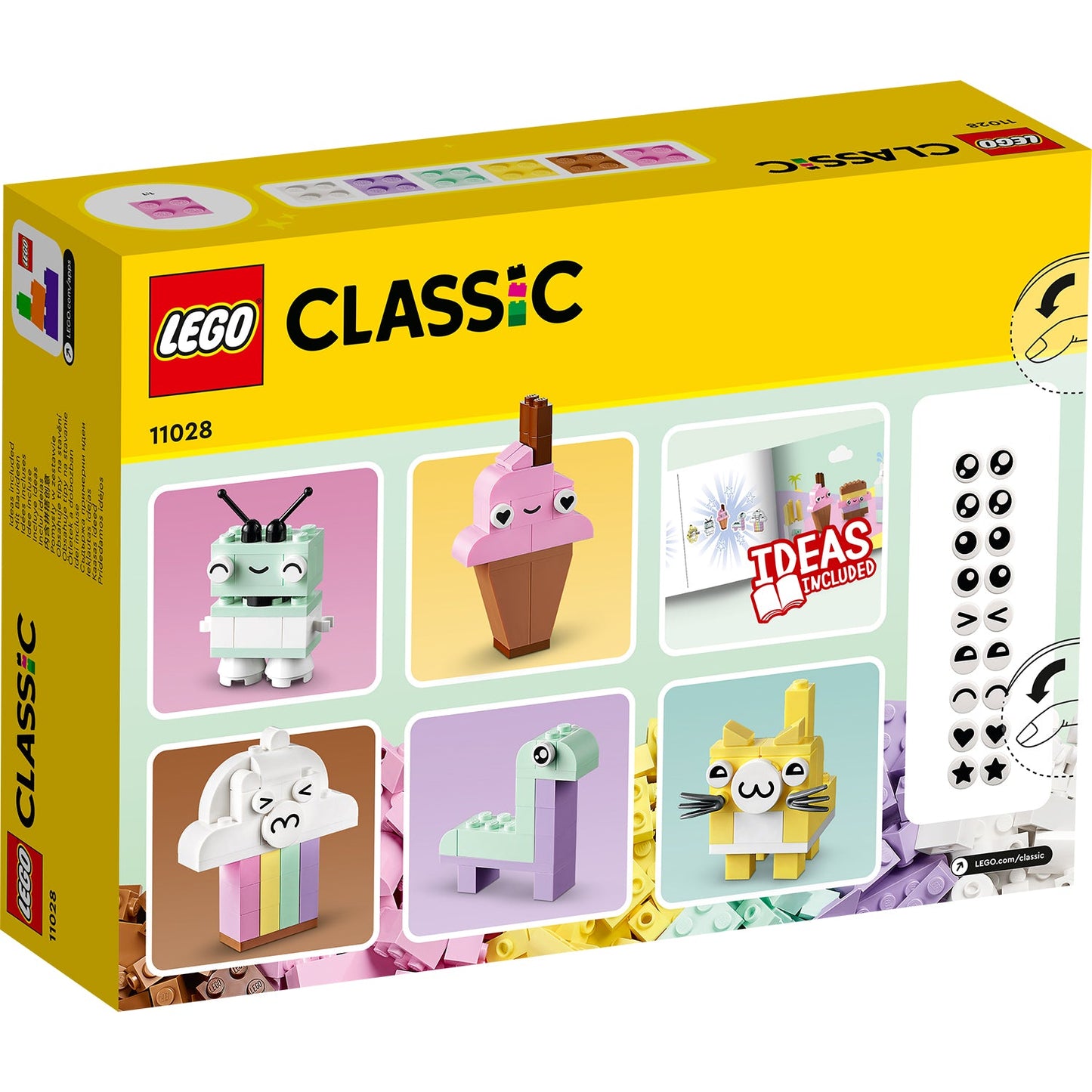 LEGO® Classic Creative Pastel Fun - Bộ Đồ Chơi Lắp Ráp Sáng Tạo Màu Pastel (11028)