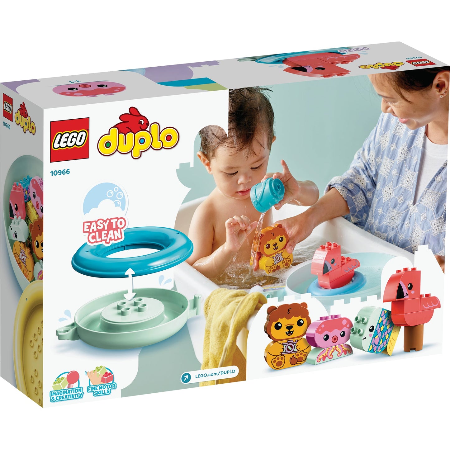 LEGO® DUPLO™ My First Bath Time Fun: Floating Animal Island - Đồ chơi nhà tắm Đảo động vật nổi - LEGO 10966 LEGO - ảnh 7 - Le