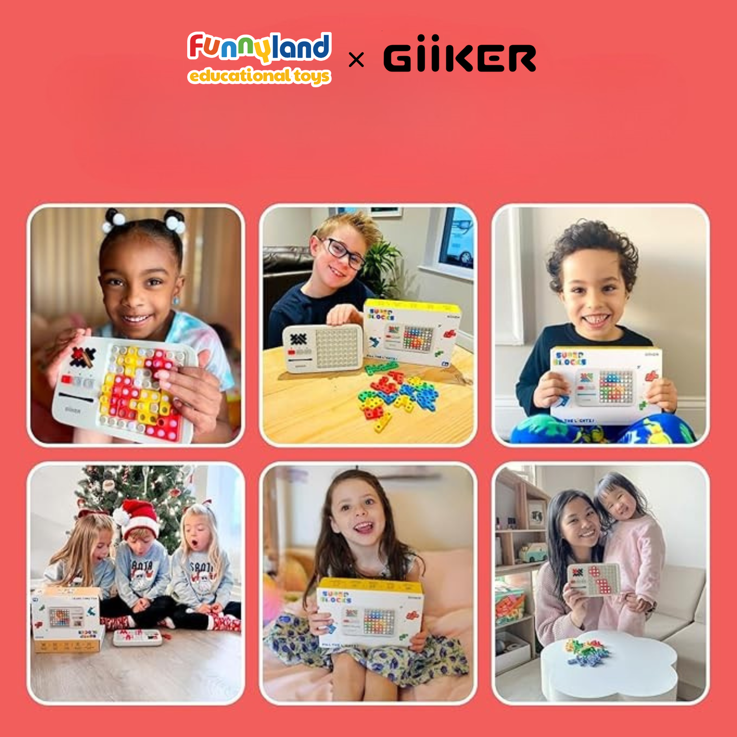 Đồ chơi ghép hình thông minh Giiker Super Blocks