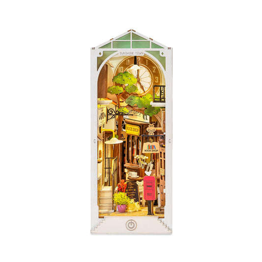 Mô Hình Lắp Ráp Gỗ Book Nook Rolife Sunshine Town TGB02 - Hình ảnh chi tiết 2