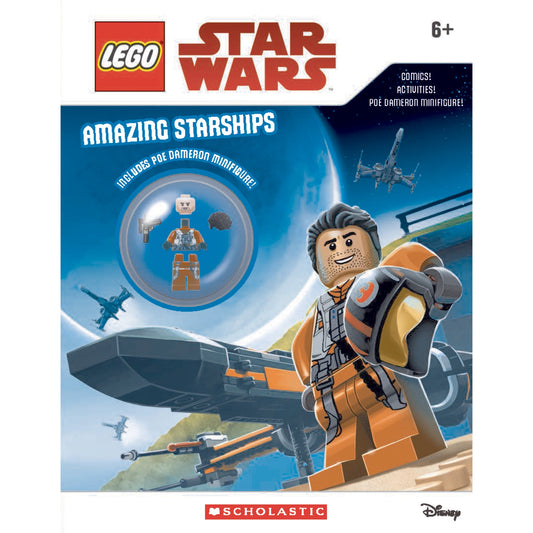 LEGO AMAZING STARSHIPS+MINIFIG - Sách Hoạt Hình Star Wars Kèm Nhân Vật Minifigure - LEGO - Hình ảnh chi tiết 2
