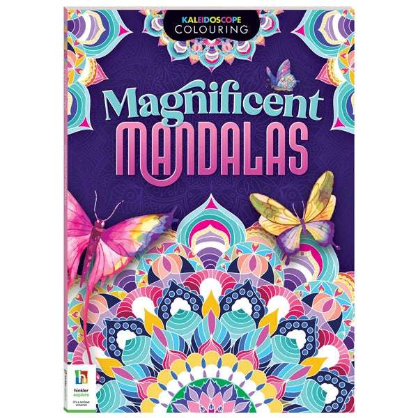 KALEIDOSCOPE COLOURING MAGNIFICENT MANDALAS_HINKLER 0724