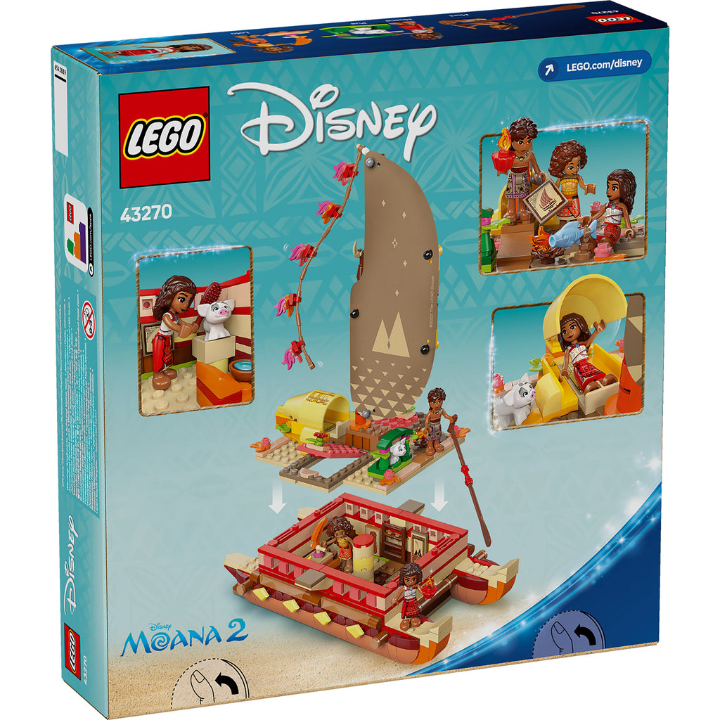 LEGO® Disney™ Moana's Adventure Canoe - Bộ Lắp Ráp Thuyền Phiêu Lưu Moana (43270) LEGO - ảnh 3 - Building Sets