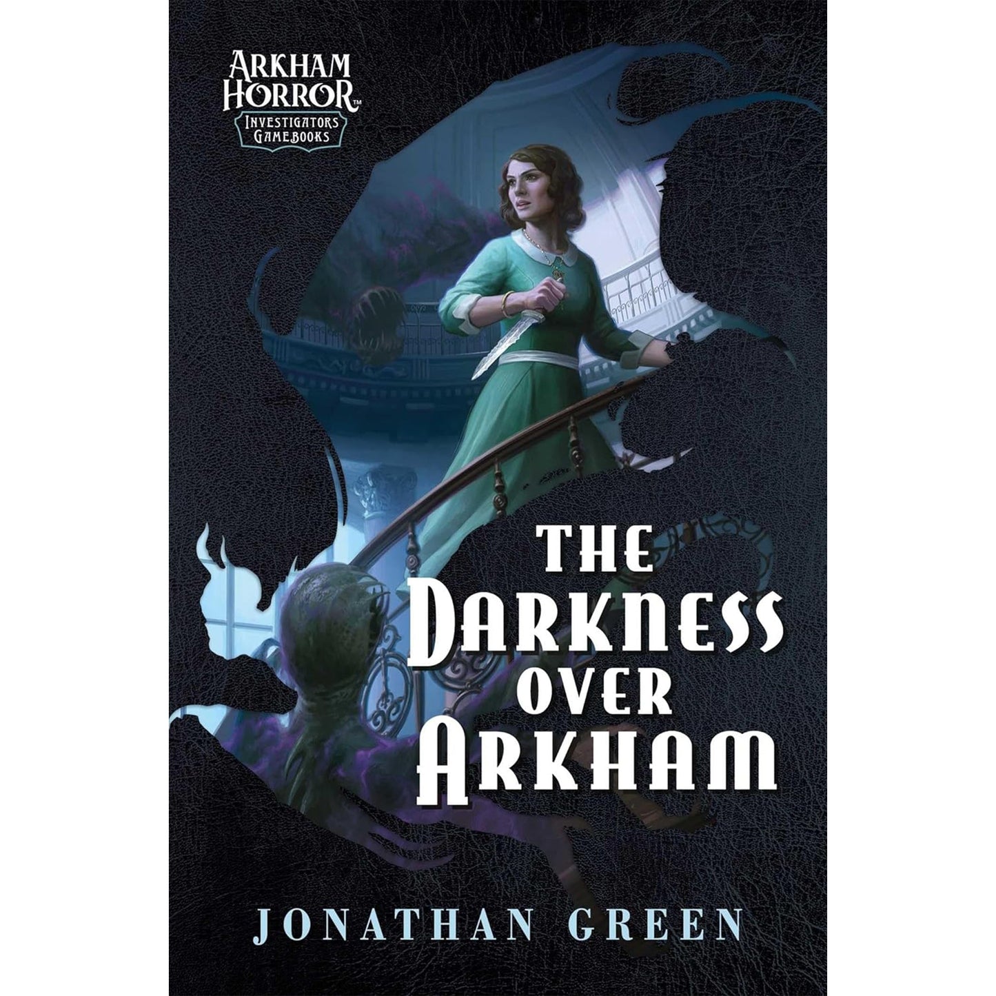 The Darkness Over Arkham - Sách Trò Chơi Nhập Vai Giải Đố - Aconyte Books