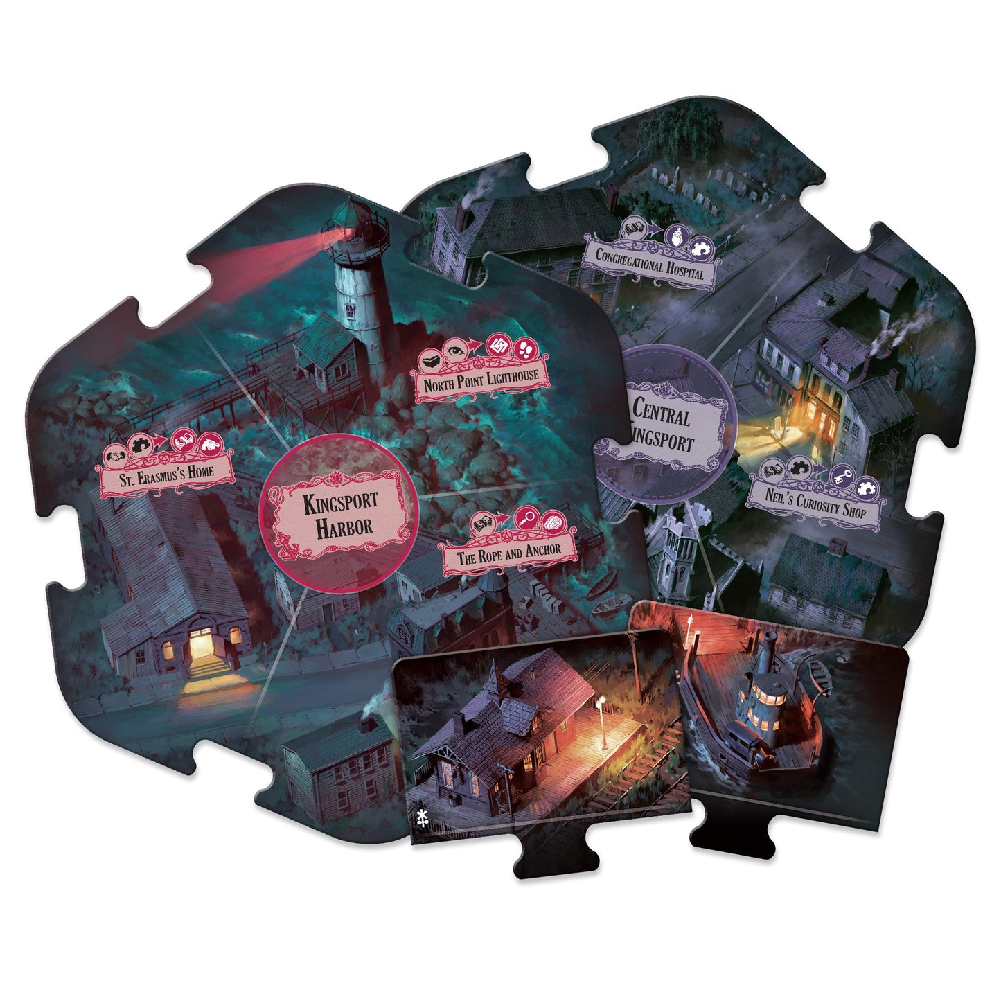 Arkham Horror Under Dark Waves - Bản mở rộng Board game bí ẩn - Fantasy Flight Games - Hình ảnh bổ sung 5