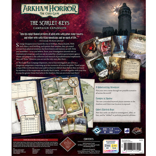 Arkham Horror LCG The Scarlet Keys Campaign Expansion - Bản mở rộng chiến dịch Board Game - Fantasy Flight Games