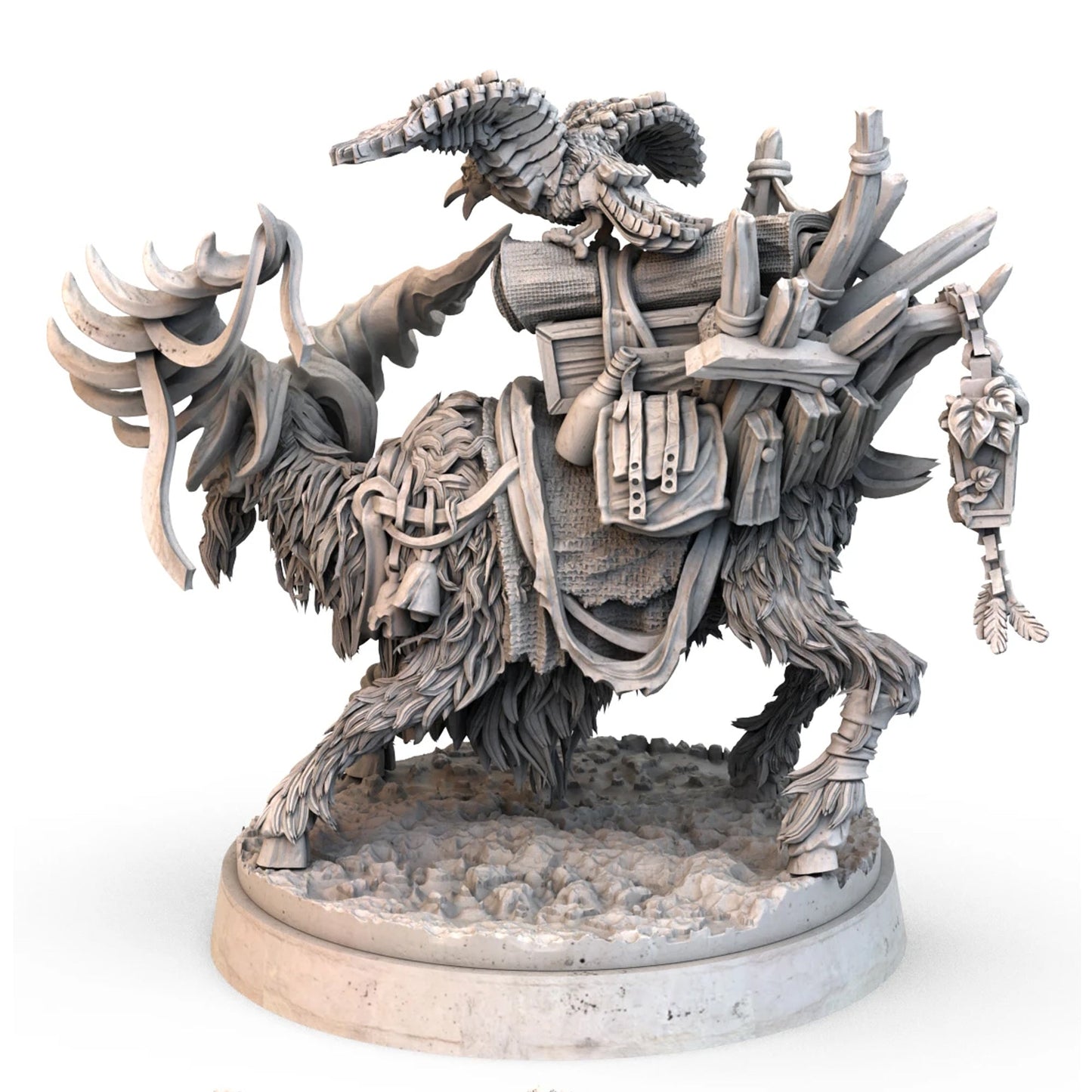 Tainted Grail: Kings of Ruin Black Goat Miniature Upgrade - Mô Hình Bổ Sung Cao Cấp - Awaken Realms