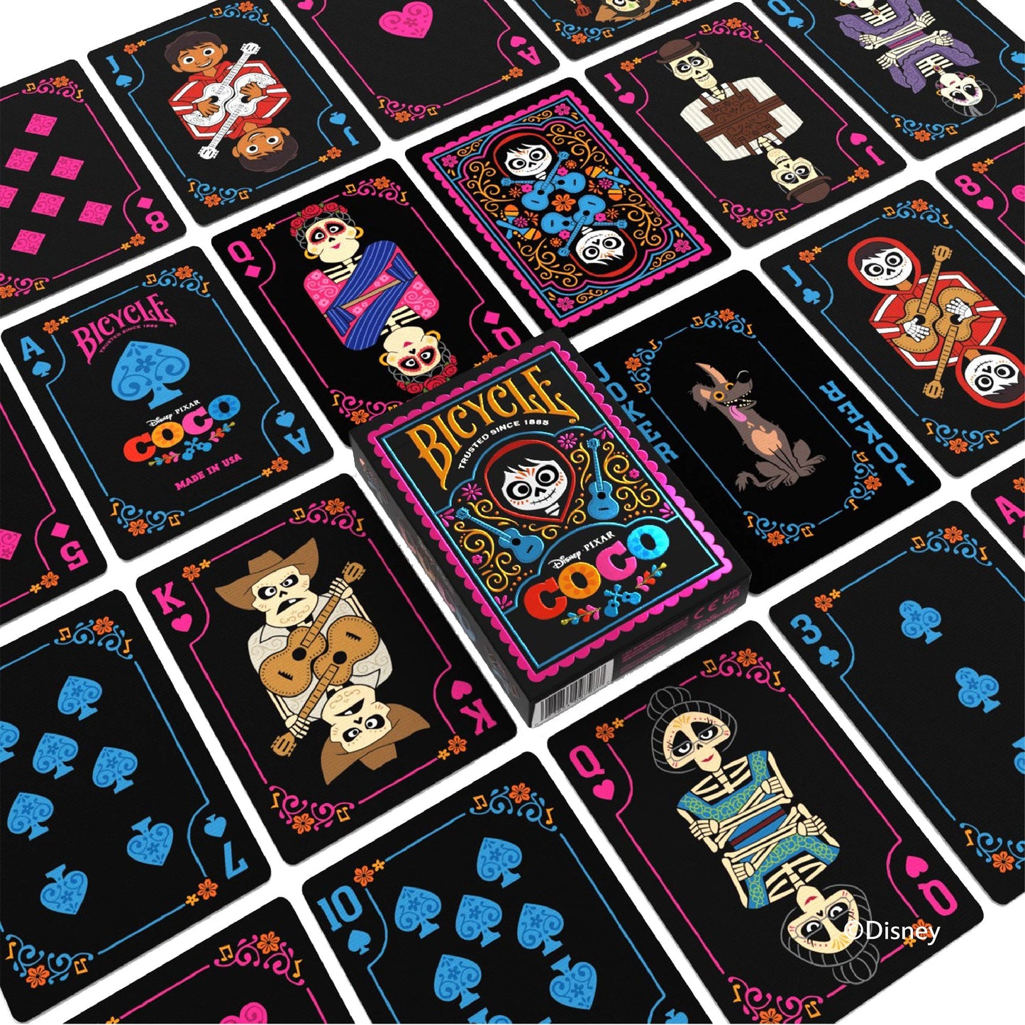 Bicycle Disney Coco Playing Cards - Bộ bài Tây Disney Coco cao cấp - Bicycle