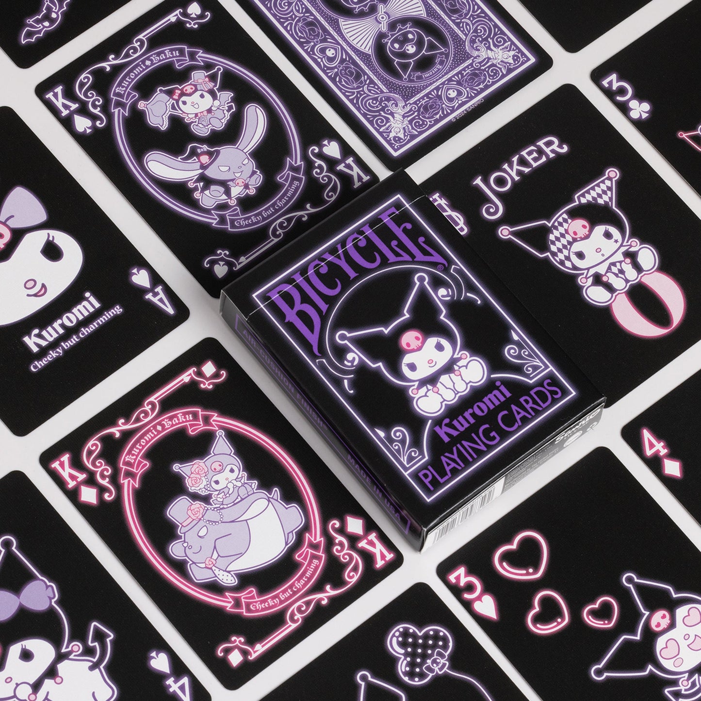 Bicycle Kuromi Playing Cards - Bài Tây Poker Sanrio Cao Cấp - Bicycle