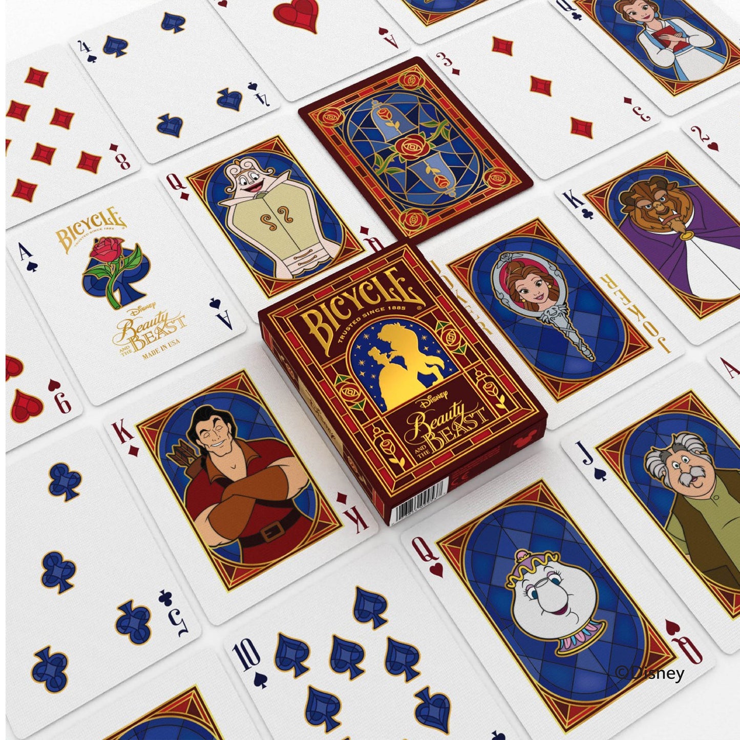 Bicycle Disney Beauty and the Beast Playing Cards