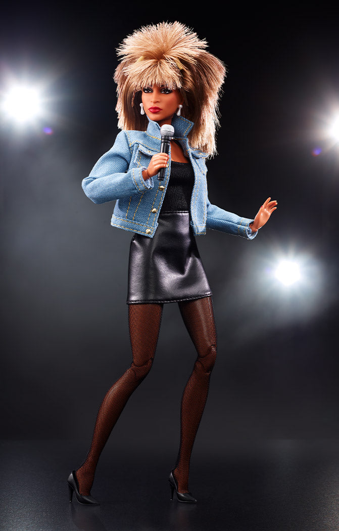Barbie Signature Music Series Tina Turner Doll - Búp bê Sưu tầm Huyền thoại Rock 'n Roll - Mattel HCB98