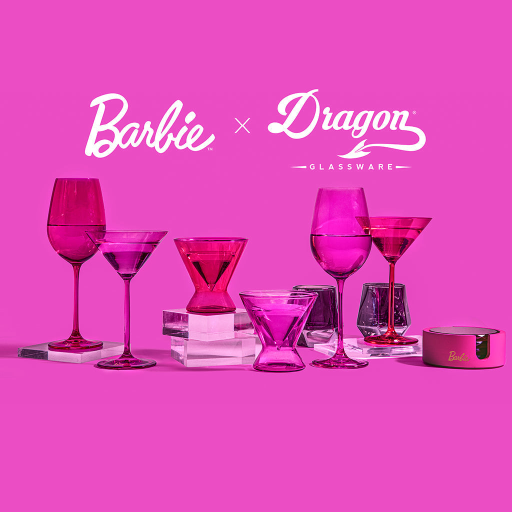 Barbie™ X Dragon Glassware® Ken™ Whiskey Glasses - Bộ 2 Ly Thủy Tinh Whiskey Cách Nhiệt Cao Cấp - Dragon Glassware
