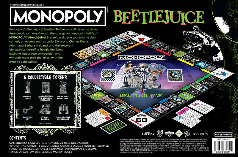 MONOPOLY®: Beetlejuice - Cờ tỷ phú chủ đề phim kinh điển - The Op Games