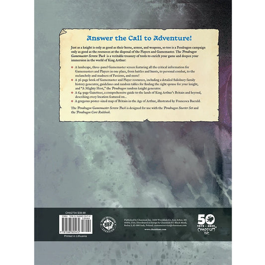 Pendragon RPG: GameMaster Screen Pack