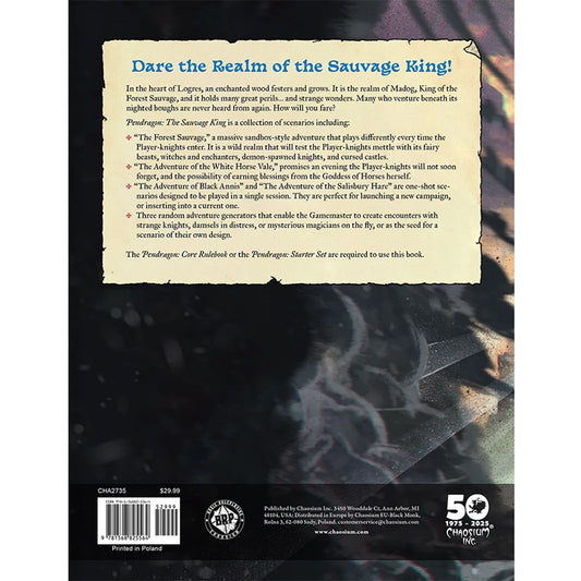 Pendragon RPG: The Sauvage King