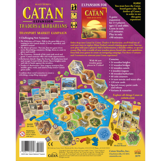 CATAN Traders & Barbarians Expansion - Bản mở rộng Board Game chiến thuật - Catan Studio