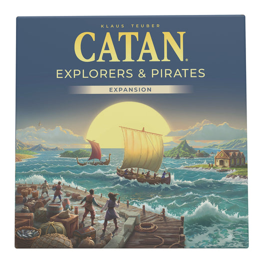 CATAN® – Explorers & Pirates Board Game Expansion - Bản mở rộng Board Game thám hiểm - Catan Studio