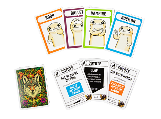 Coyote (Large Edition) - Board game thẻ bài tiệc tùng - Exploding Kittens