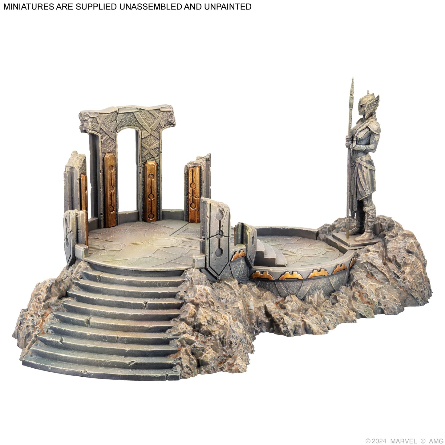 Marvel: Crisis Protocol – Asgardian Shrine Terrain Pack - Bộ Địa Hình Đền Thờ Asgard - Atomic Mass Games - Góc nhìn khác 3