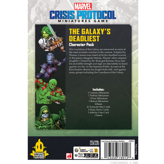 Marvel: Crisis Protocol - The Galaxy’s Deadliest Character Pack | Board Game Chiến Thuật | Atomic Mass Games - Hình ảnh chi tiết 2