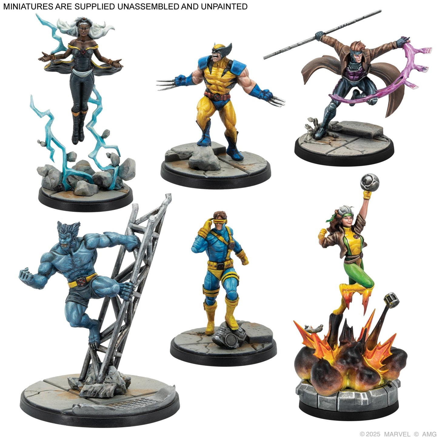 Marvel: Crisis Protocol - X-Men Starter Set - Bộ Trò Chơi Mô Hình Chiến Thuật - Atomic Mass Games