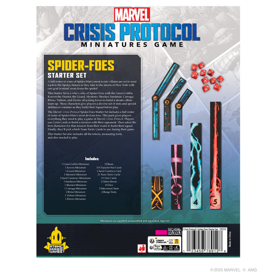 Marvel: Crisis Protocol - Spider Foes Starter Set | Bộ Board Game Chiến Thuật & Mô Hình | Atomic Mass Games - Hình ảnh chi tiết 2