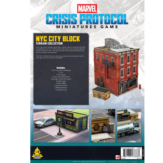 Marvel: Crisis Protocol - NYC City Block Terrain Collection - Bộ Sa Bàn Địa Hình Thành Phố - Atomic Mass Games - Hình ảnh chi tiết 2