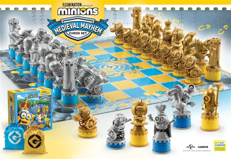 Minions Medieval Mayhem Chess Set - Bộ cờ vua Minions độc đáo - The Noble Collection