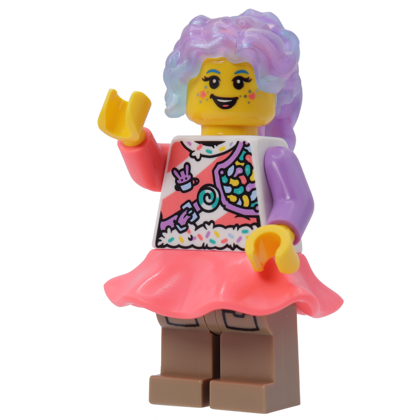 Minifigure Candyland Izzie Mô Hình Nhân Vật LEGO DREAMZzz - Hình ảnh chi tiết 2