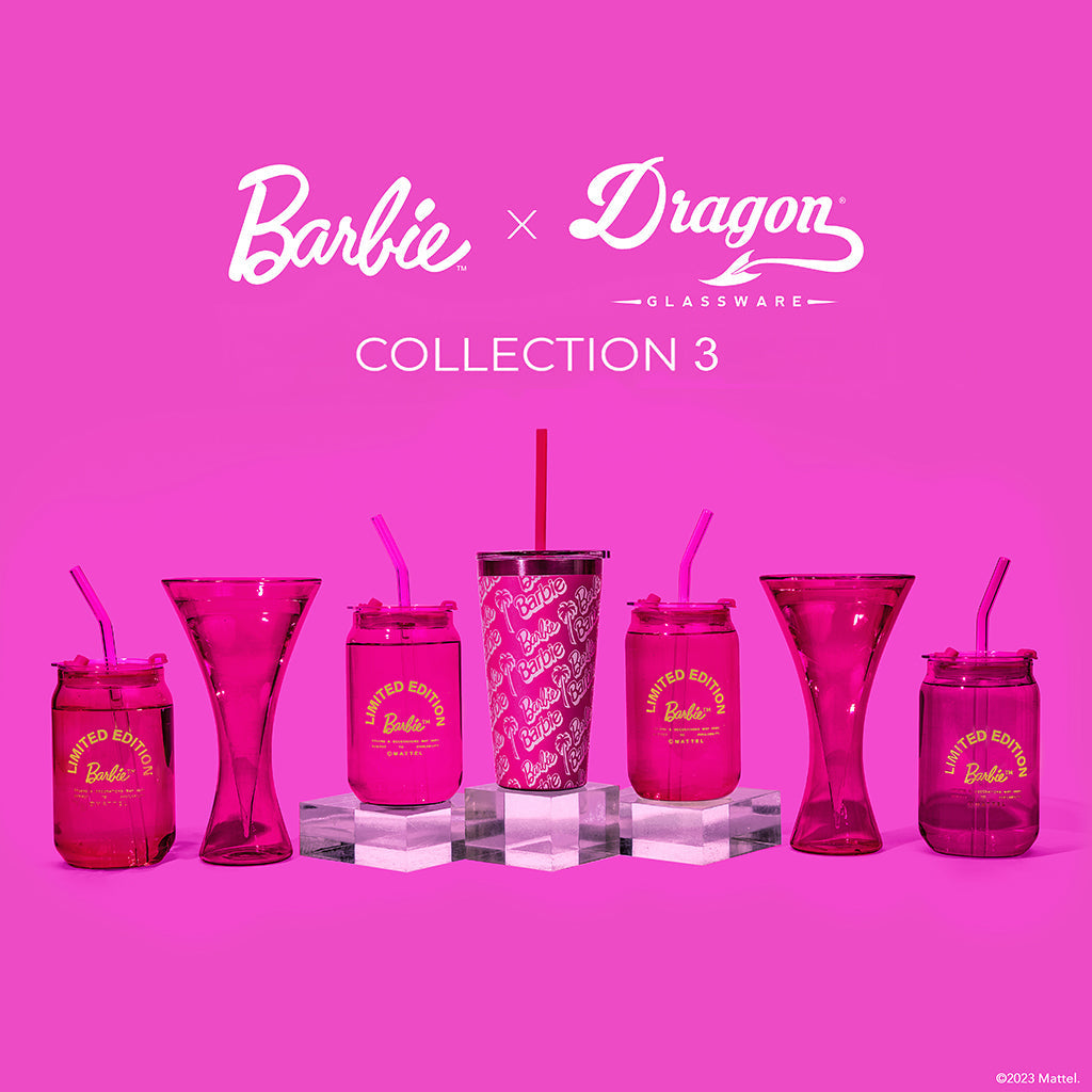 Barbie™ X Dragon Glassware® Tumbler - 16 Oz - Bình Giữ Nhiệt Thép Không Gỉ Mattel