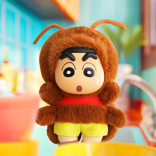 CRAYON SHINCHAN - HERE COMES YOUR JOHNNY PLUSH KEYCHAIN - Móc khóa bông Art Toy - 52TOYS