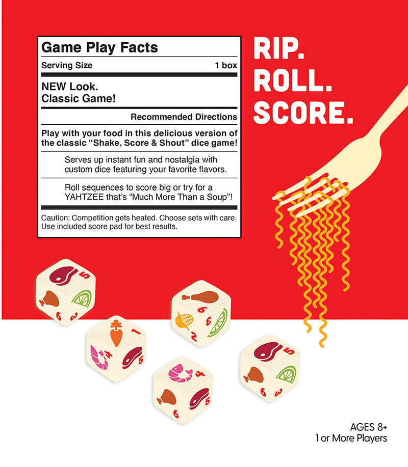 YAHTZEE®: Cup Noodles - Trò chơi xúc xắc độc đáo - The Op Games