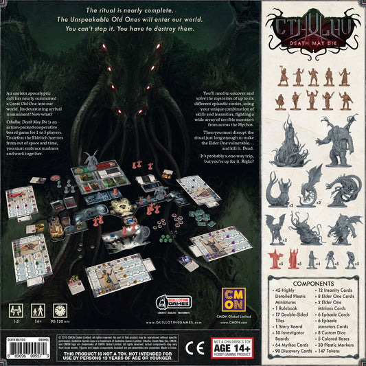 Cthulhu: Death May Die (Base Game) - Board Game Hợp tác Kinh dị - CMON