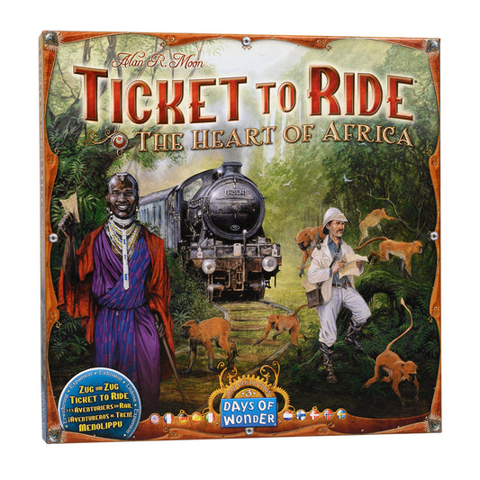Ticket to Ride: The Heart of Africa - Bản Mở Rộng Board Game Chiến Thuật - Days of Wonder