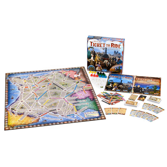 Ticket to Ride: France-Old West Map 6 - Bản đồ Mở rộng Board Game - Days of Wonder - Hình ảnh chi tiết 2