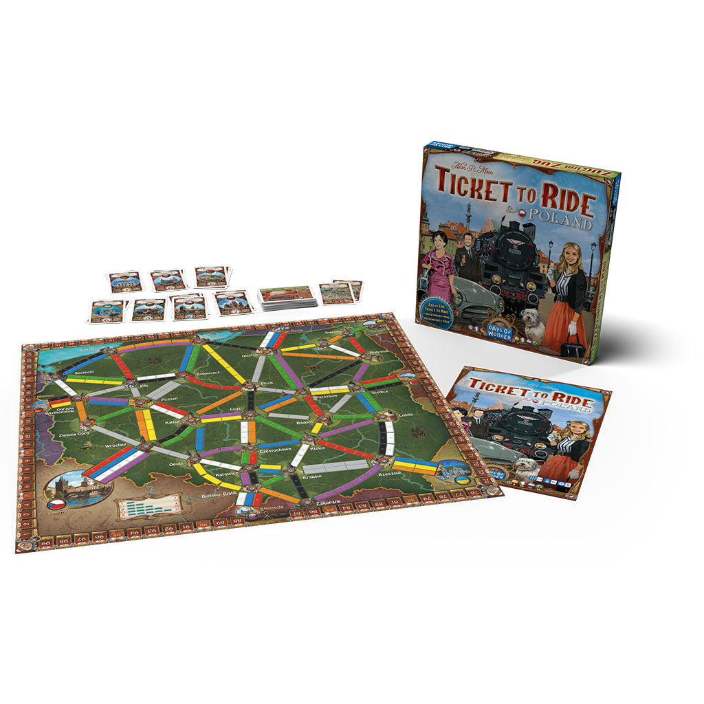 Ticket to Ride Map Coll. Vol 6.5 Poland - Bản Mở Rộng Board Game Chiến Thuật - Days of Wonder