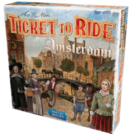 Ticket to Ride Amsterdam - Board Game Chiến Thuật Gia Đình - Days of Wonder